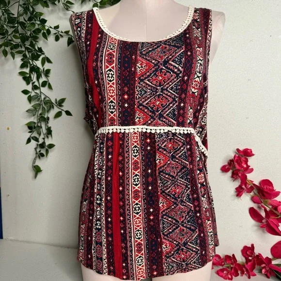 β₯οΈ Mauve Boho Top β₯οΈ - Picture 1 of 8